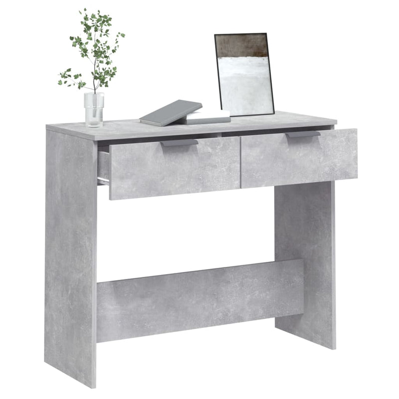 vidaXL betonszürke szerelt fa tálalóasztal 90 x 36 x 75 cm