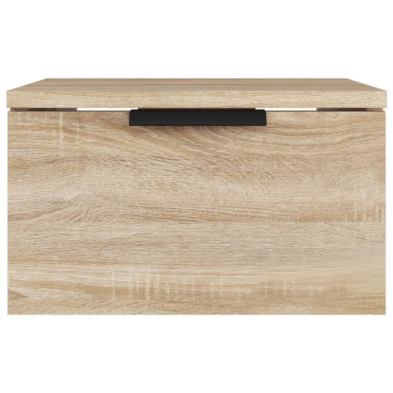 vidaXL sonoma tölgy falra szerelhető éjjeliszekrény 34x30x20 cm