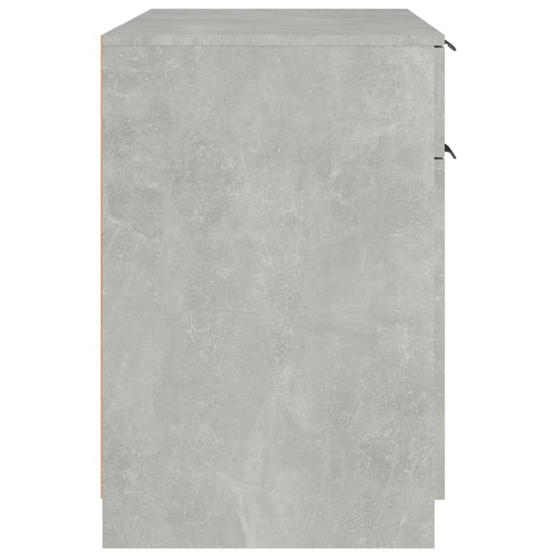 vidaXL betonszürke színű szerelt fa íróasztal 100 x 50 x 75 cm