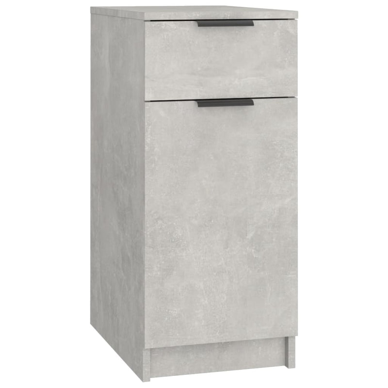 vidaXL betonszürke szerelt fa íróasztalszekrény 33,5 x 50 x 75 cm