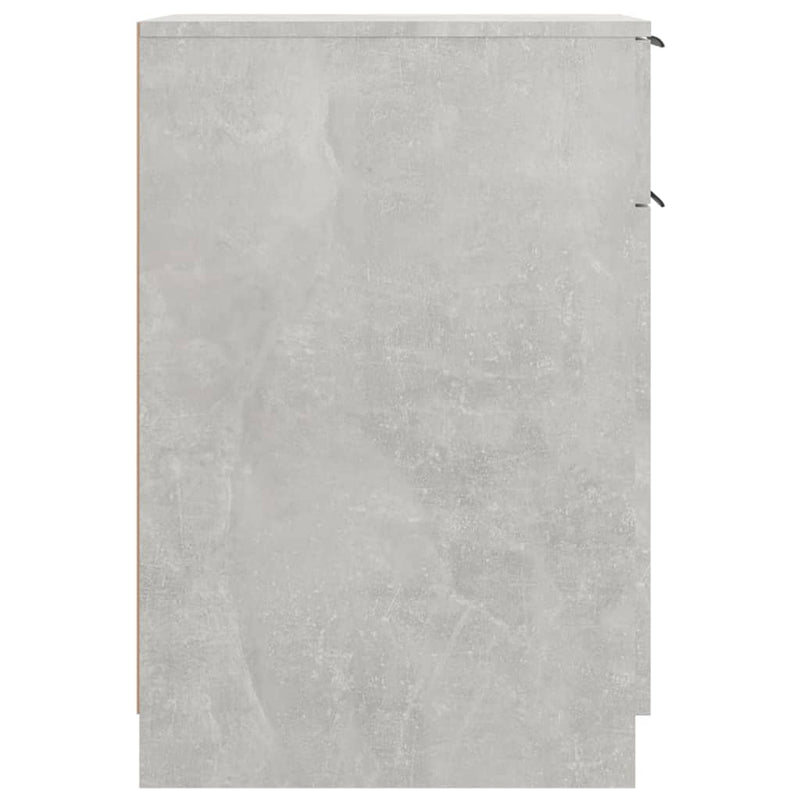 vidaXL betonszürke szerelt fa íróasztalszekrény 33,5 x 50 x 75 cm