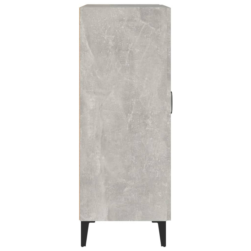 vidaXL betonszürke szerelt fa tálalószekrény 69,5 x 34 x 90 cm