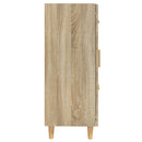 vidaXL sonoma tölgy színű szerelt fa tálalószekrény 69,5 x 34 x 90 cm