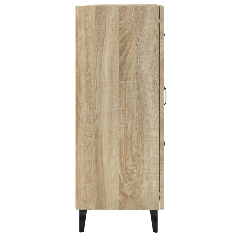 vidaXL sonoma tölgy színű szerelt fa tálalószekrény 69,5 x 34 x 90 cm