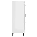 vidaXL magasfényű fehér szerelt fa tálalószekrény 69,5 x 34 x 90 cm