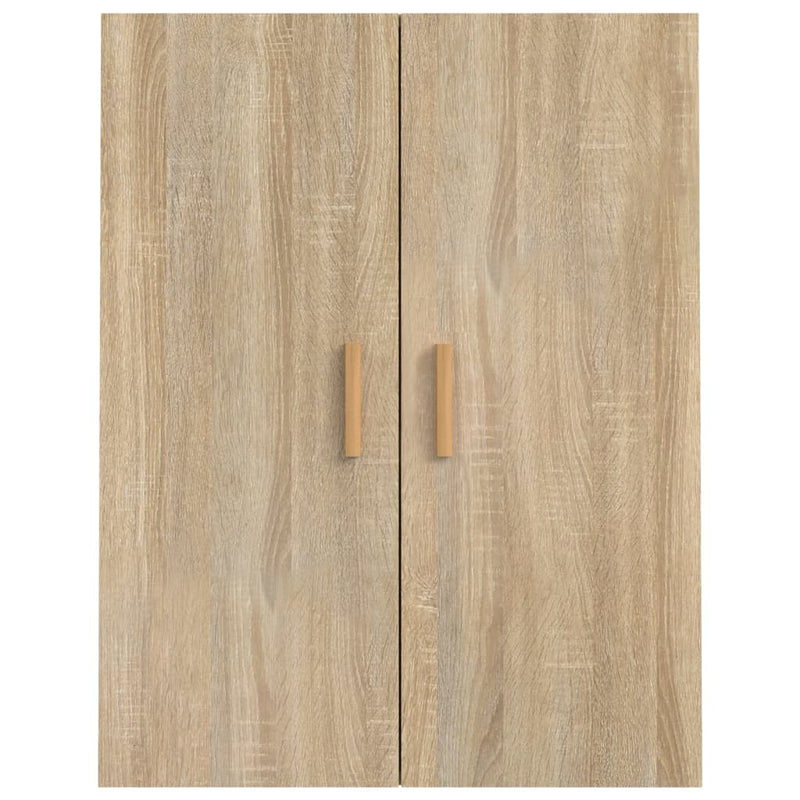 vidaXL sonoma tölgy színű függő faliszekrény 69,5 x 34 x 90 cm
