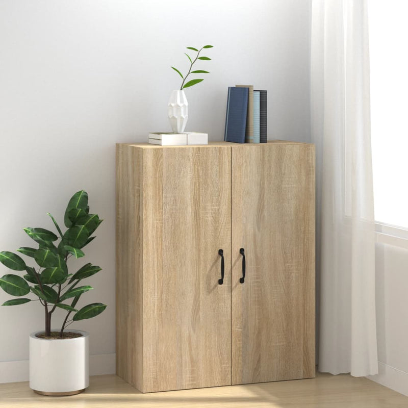 vidaXL sonoma tölgy színű szerelt fa függőszekrény 69,5 x 34 x 90 cm