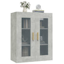 vidaXL betonszürke függő faliszekrény 69,5 x 34 x 90 cm