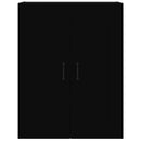 vidaXL fekete faliszekrény 69,5 x 32,5 x 90 cm