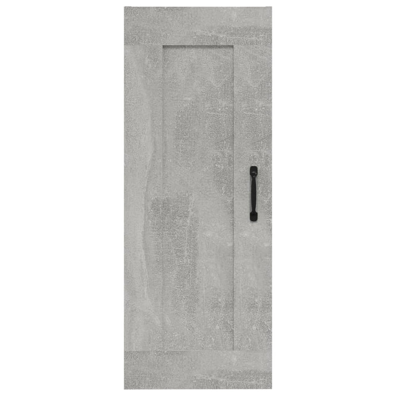 vidaXL betonszürke szerelt fa függőszekrény 35 x 34 x 90 cm