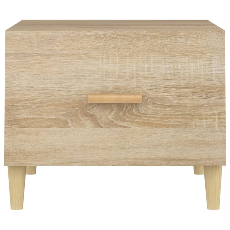 vidaXL 2 db sonoma tölgy szerelt fa dohányzóasztal 50 x 50 x 40 cm