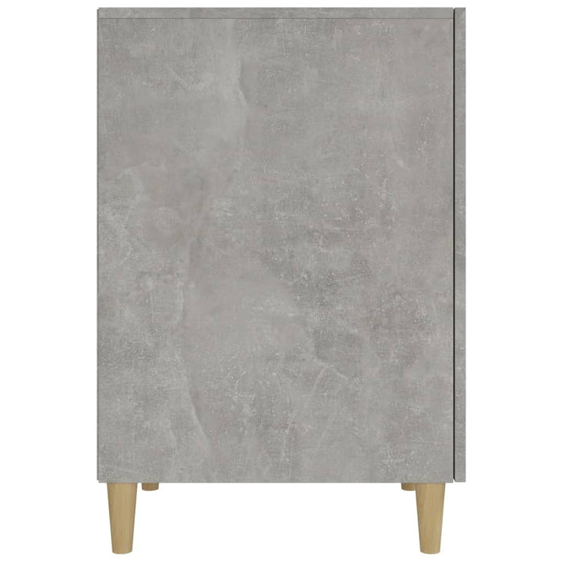 vidaXL betonszürke szerelt fa íróasztal 140 x 50 x 75 cm