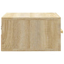 vidaXL 2 db sonoma tölgy falra szerelhető éjjeliszekrény 35x35x20 cm
