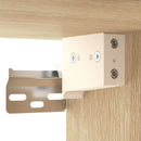 vidaXL 2 db sonoma tölgy falra szerelhető éjjeliszekrény 35x35x20 cm