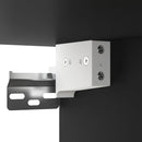 vidaXL 2 db fekete falra szerelhető éjjeliszekrény 35 x 35 x 20 cm