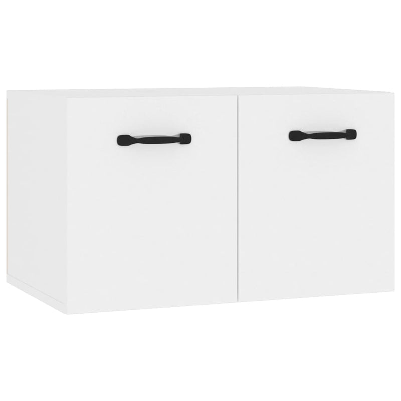 vidaXL magasfényű fehér szerelt fa faliszekrény 80 x 36,5 x 35 cm