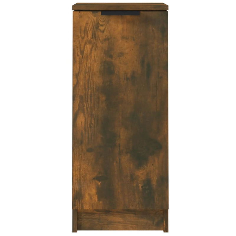 vidaXL 2 db füstös tölgyszínű szerelt fa tálalószekrény 30x30x70 cm