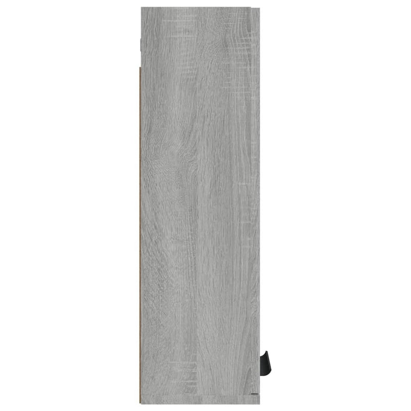 vidaXL szürke sonoma színű fali fürdőszobaszekrény 32 x 20 x 67 cm