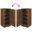 vidaXL füstös tölgyszínű szerelt fa cipősszekrény 30 x 35 x 70 cm