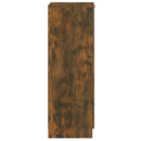 vidaXL füstös tölgyszínű szerelt fa cipősszekrény 30 x 35 x 100 cm