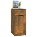 vidaXL füstös tölgy színű szerelt fa íróasztalszekrény 33,5x50x75 cm