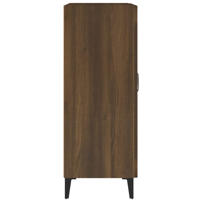 vidaXL barna tölgy színű szerelt fa tálalószekrény 69,5 x 34 x 90 cm