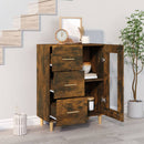 vidaXL füstös tölgy színű szerelt fa tálalószekrény 69,5 x 34 x 90 cm