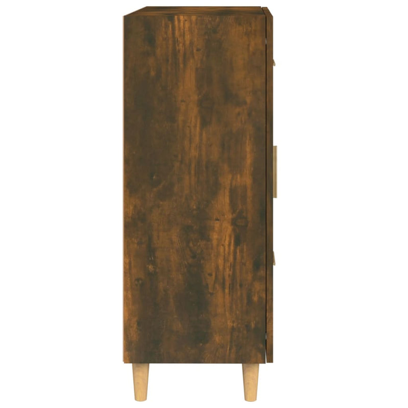 vidaXL füstös tölgy színű szerelt fa tálalószekrény 69,5 x 34 x 90 cm