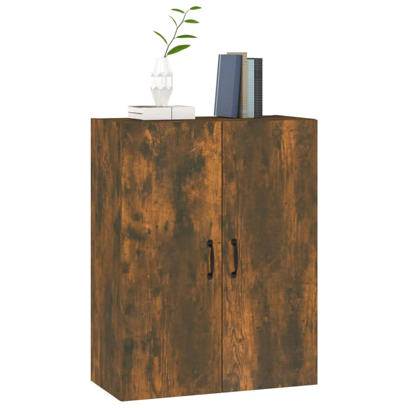 vidaXL füstös tölgy színű szerelt fa függőszekrény 69,5 x 34 x 90 cm