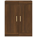 vidaXL barna tölgyszínű szerelt fa faliszekrény 69,5 x 32,5 x 90 cm