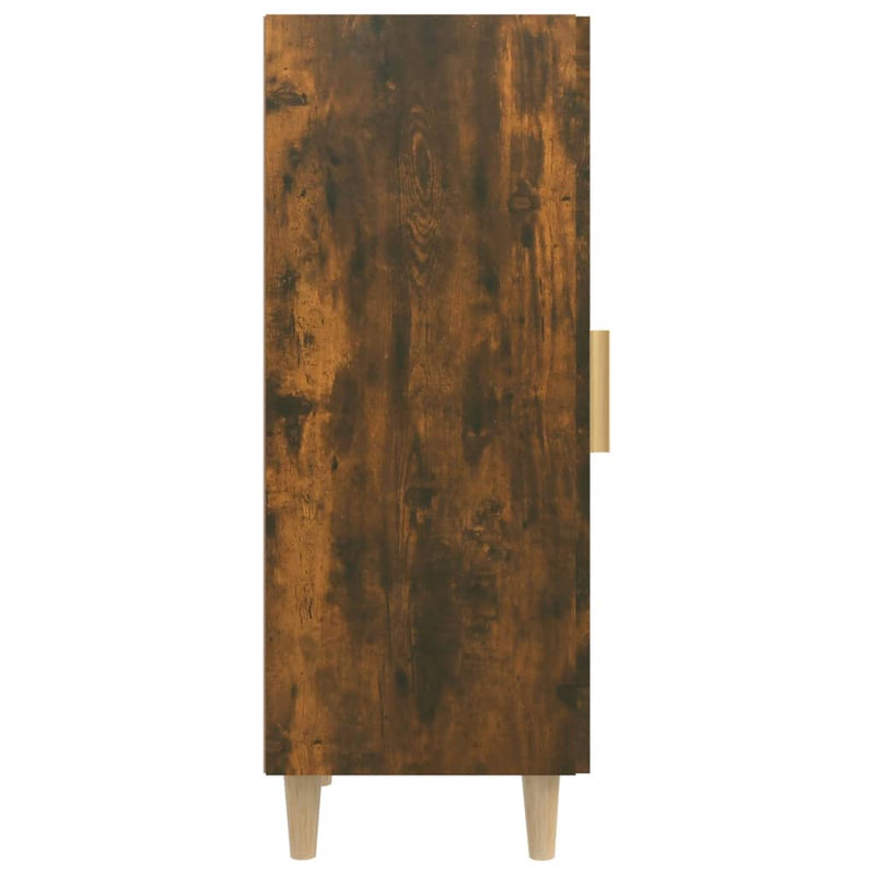 vidaXL füstös tölgy színű szerelt fa tálalószekrény 34,5 x 34 x 90 cm