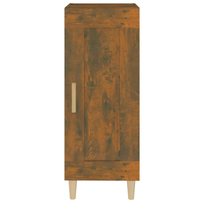 vidaXL füstös tölgy színű szerelt fa tálalószekrény 34,5 x 34 x 90 cm