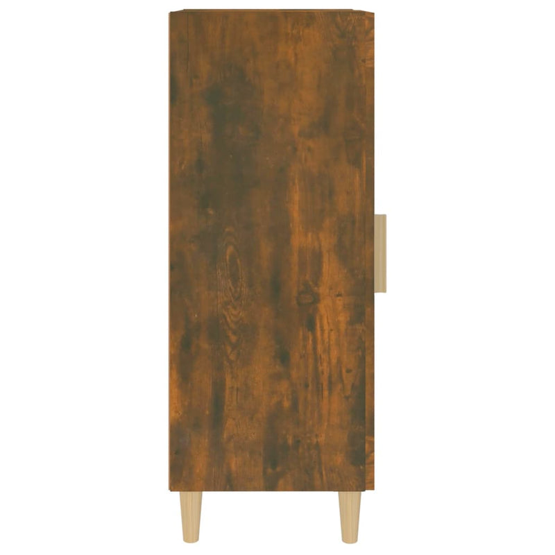 vidaXL füstös tölgy színű szerelt fa tálalószekrény 34,5 x 34 x 90 cm