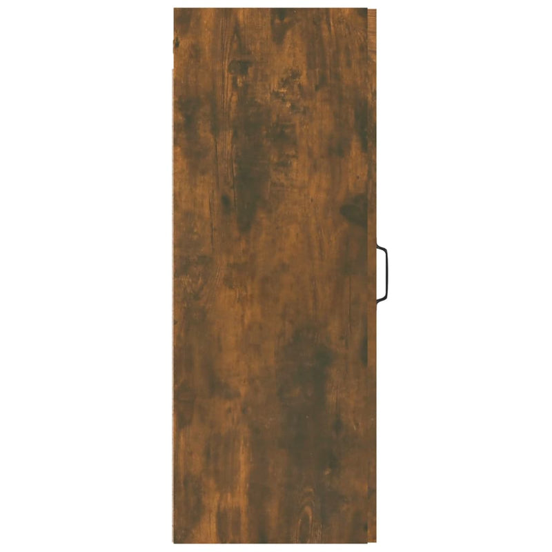 vidaXL füstös tölgy színű függő faliszekrény 34,5 x 34 x 90 cm