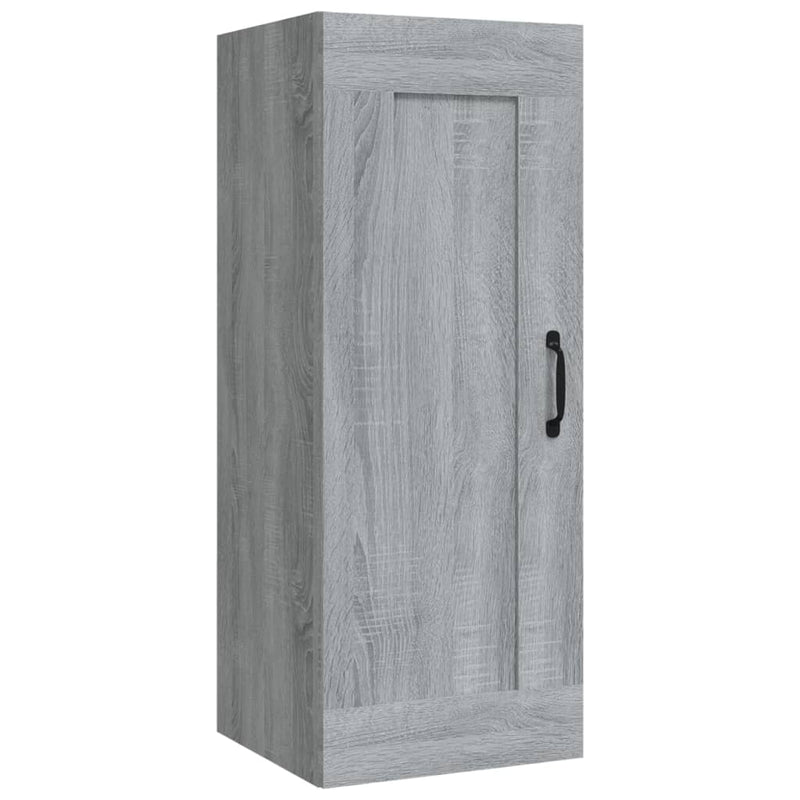 vidaXL szürke sonoma színű szerelt fa függőszekrény 35 x 34 x 90 cm