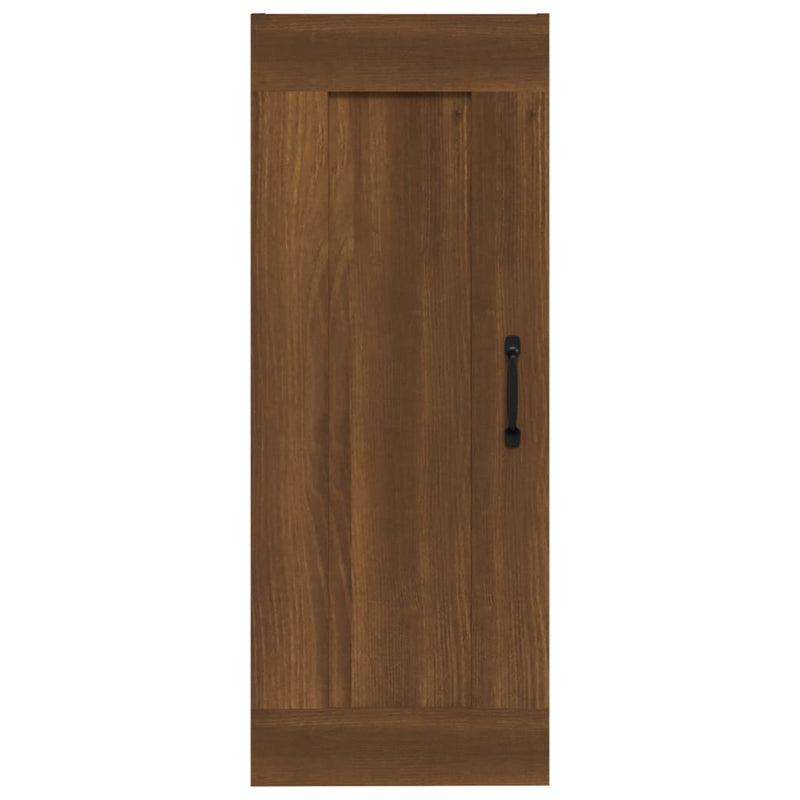 vidaXL barna tölgyszínű szerelt fa függőszekrény 35 x 34 x 90 cm