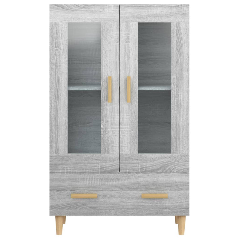 vidaXL szürke sonoma színű szerelt fa magasszekrény 70 x 31 x 115 cm
