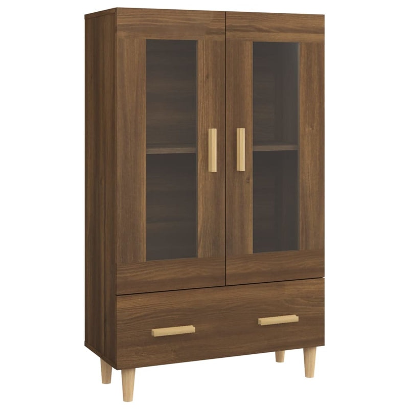 vidaXL barna tölgy színű szerelt fa tálalószekrény 70 x 31 x 115 cm