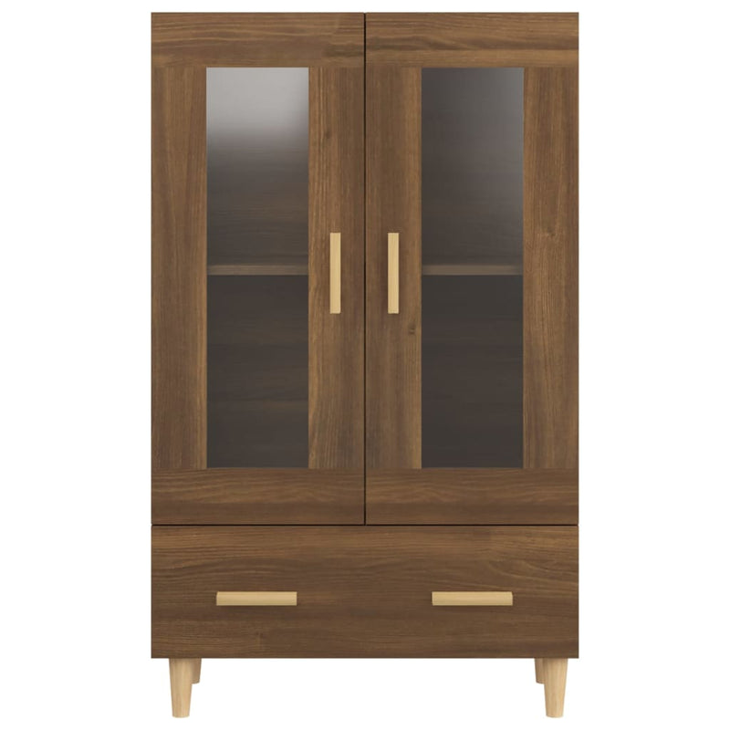 vidaXL barna tölgy színű szerelt fa tálalószekrény 70 x 31 x 115 cm