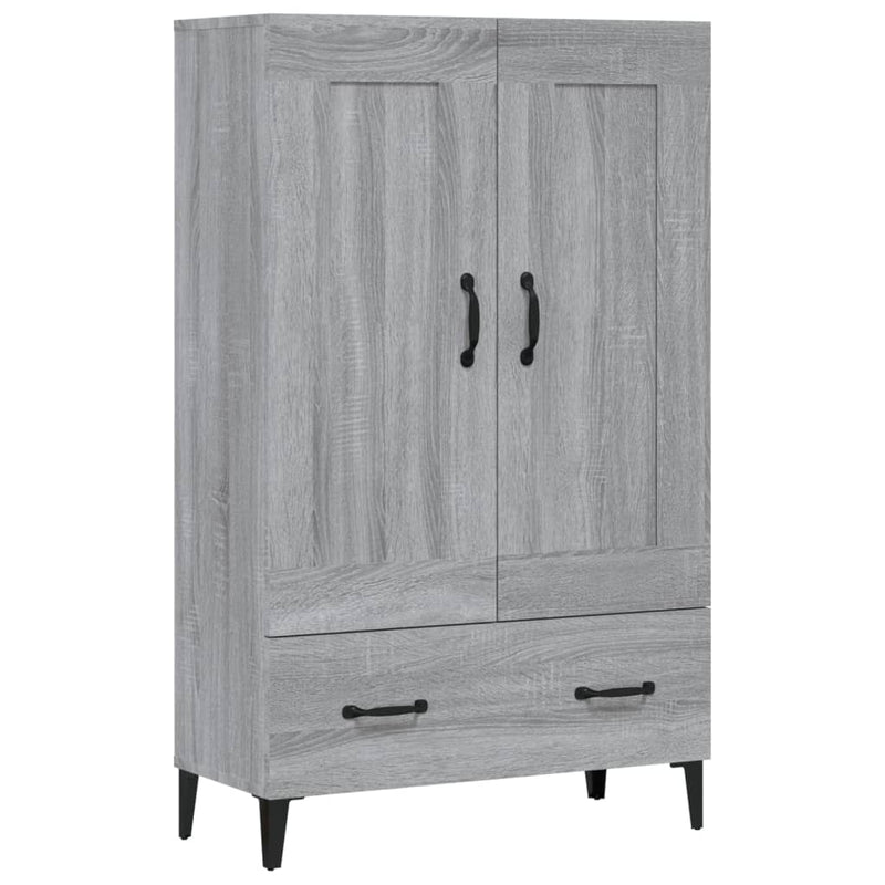vidaXL szürke sonoma színű szerelt fa magasszekrény 70 x 31 x 115 cm