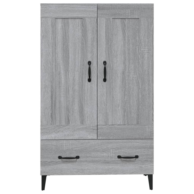 vidaXL szürke sonoma színű szerelt fa magasszekrény 70 x 31 x 115 cm