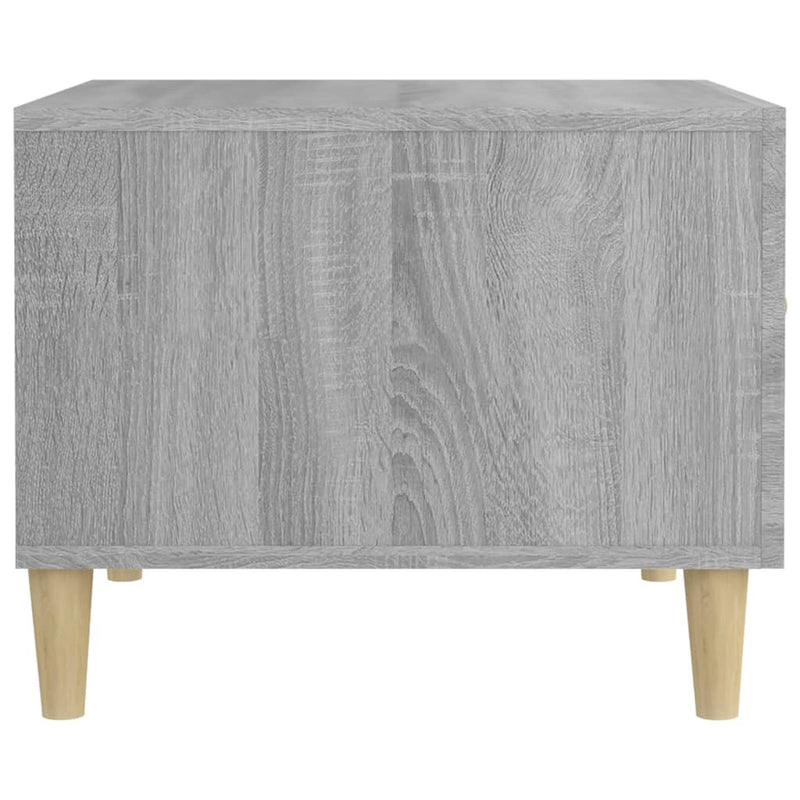 vidaXL 2 db szürke sonoma szerelt fa dohányzóasztal 50 x 50 x 40 cm