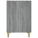 vidaXL szürke sonoma színű szerelt fa íróasztal 140 x 50 x 75 cm