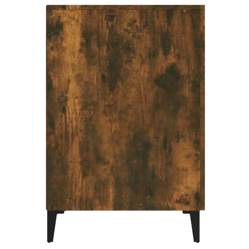 vidaXL füstös tölgy színű szerelt fa íróasztal 140 x 50 x 75 cm
