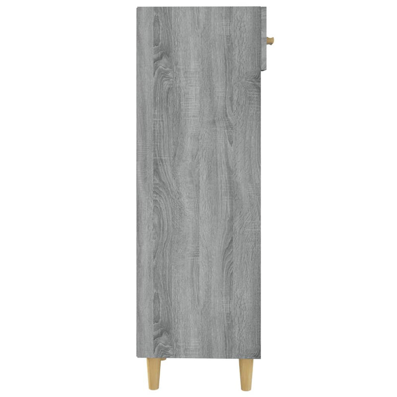 vidaXL szürke sonoma színű szerelt fa cipősszekrény 30 x 35 x 105 cm