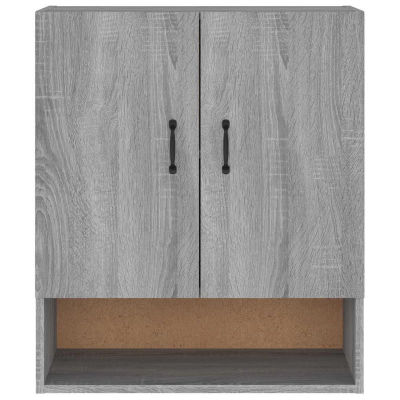vidaXL szürke sonoma színű szerelt fa faliszekrény 60 x 31 x 70 cm