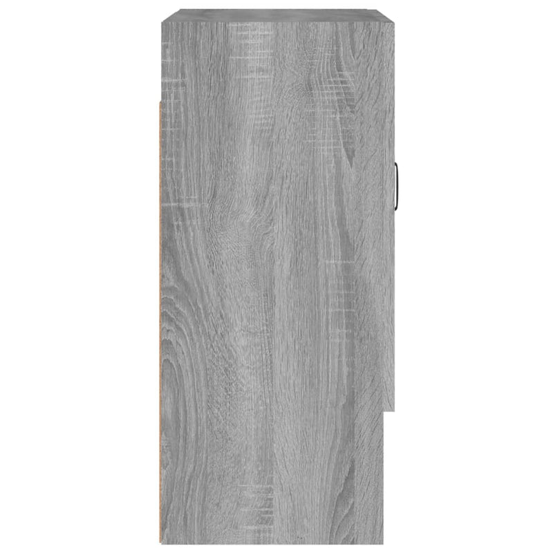 vidaXL szürke sonoma színű szerelt fa faliszekrény 60 x 31 x 70 cm