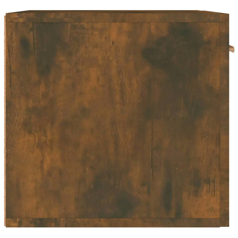 vidaXL füstös tölgy színű szerelt fa faliszekrény 60 x 36,5 x 35 cm