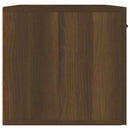 vidaXL barna tölgyszínű szerelt fa faliszekrény 60 x 36,5 x 35 cm