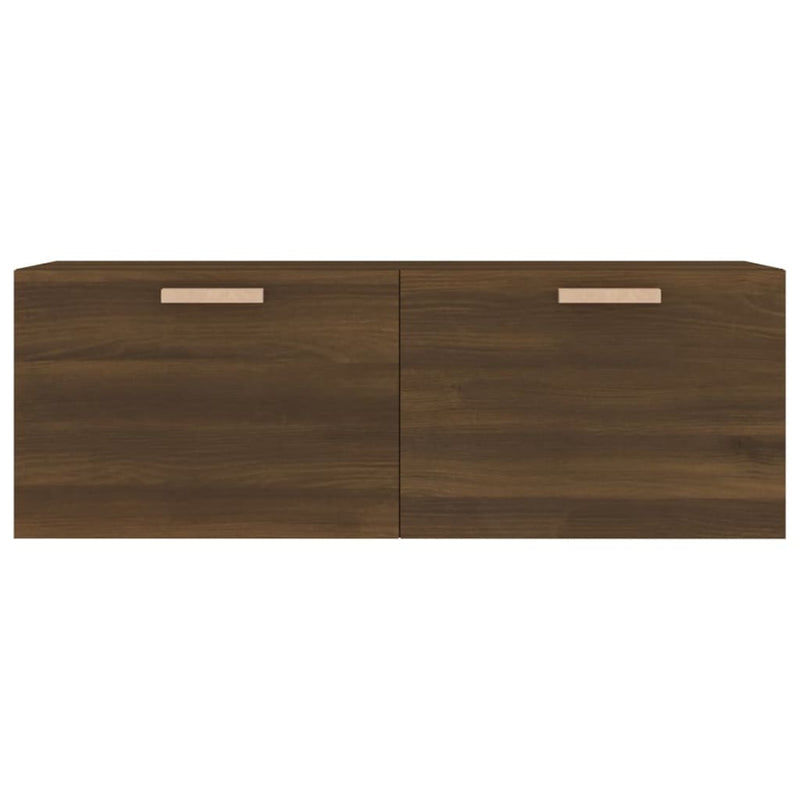vidaXL barna tölgy színű szerelt fa faliszekrény 100 x 36,5 x 35 cm